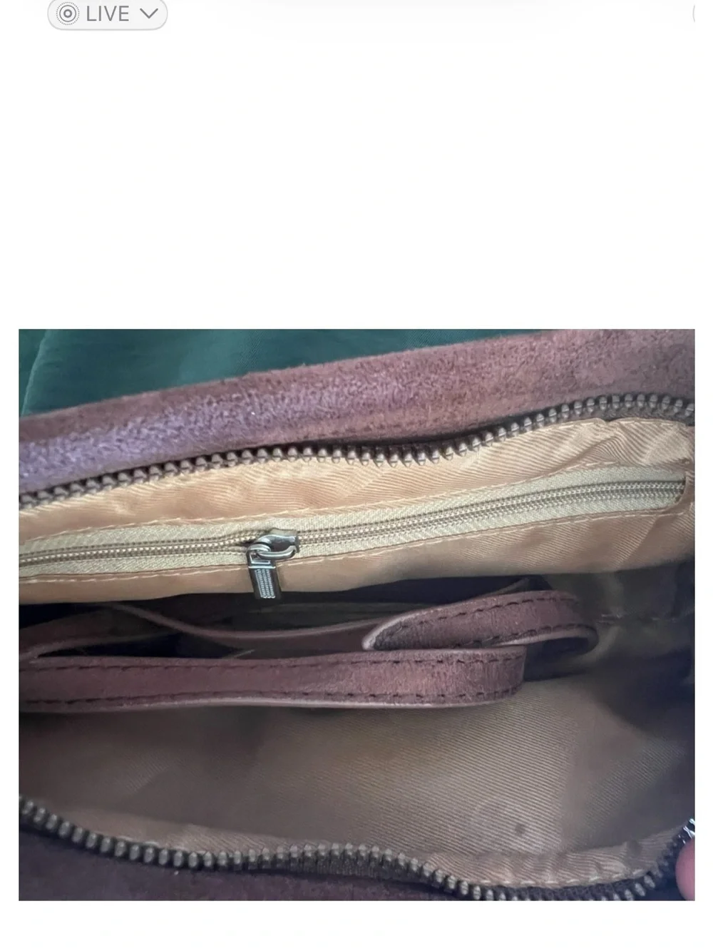 SHOWPO BROWN SUEDE BAG